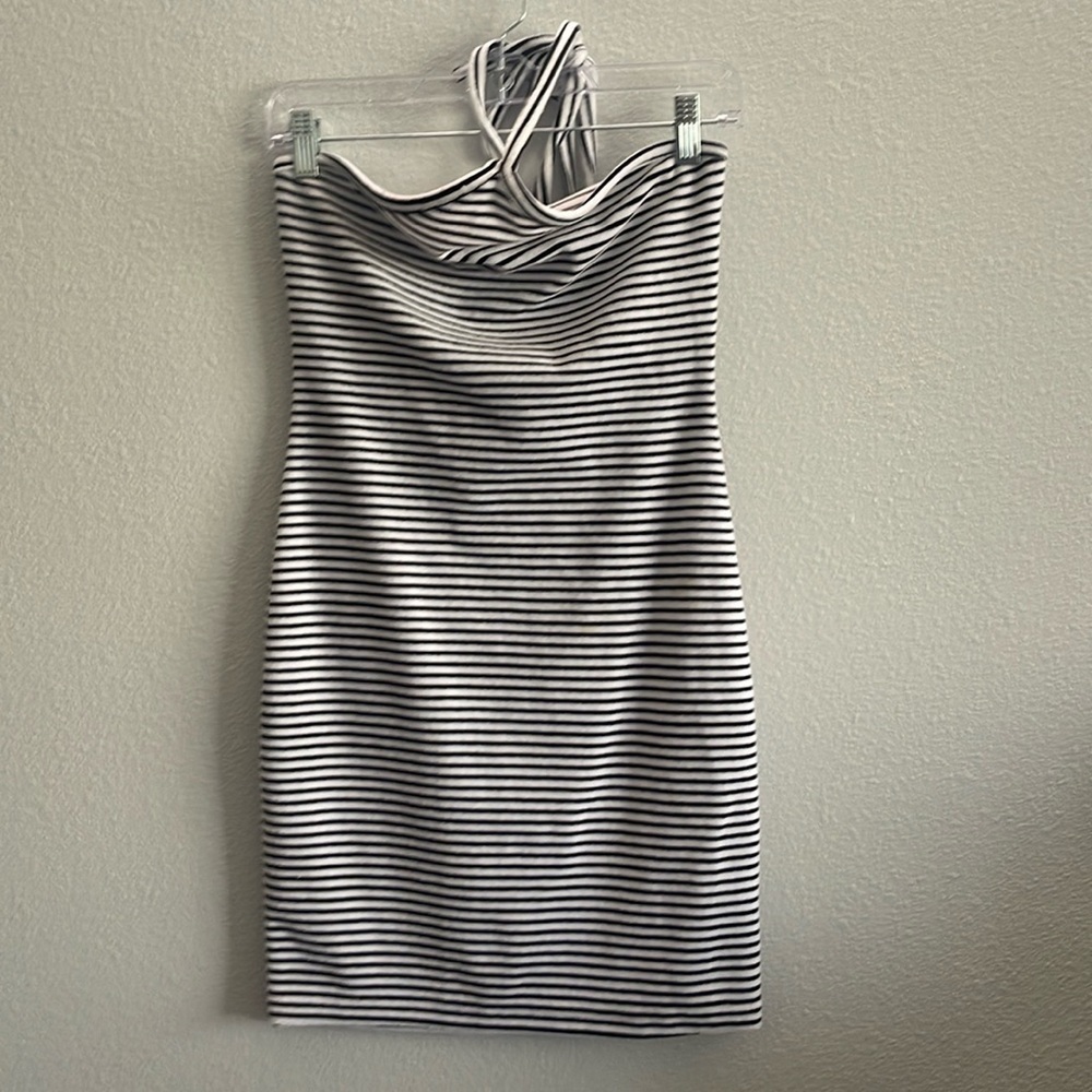 Polkadots & Moonbeams Mini Stripped Print Dress